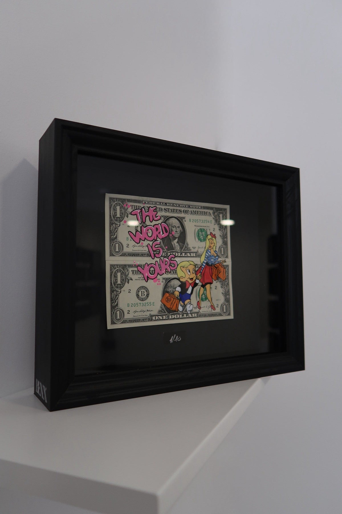 Limited Edition "Sugar Daddy Richie" Double Dollar FrameBills