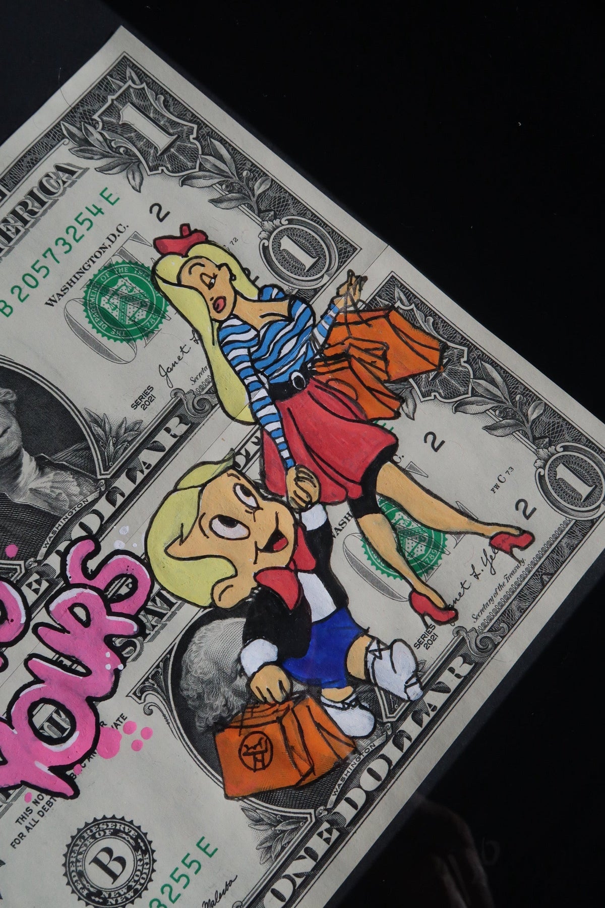 Limited Edition "Sugar Daddy Richie" Double Dollar FrameBills