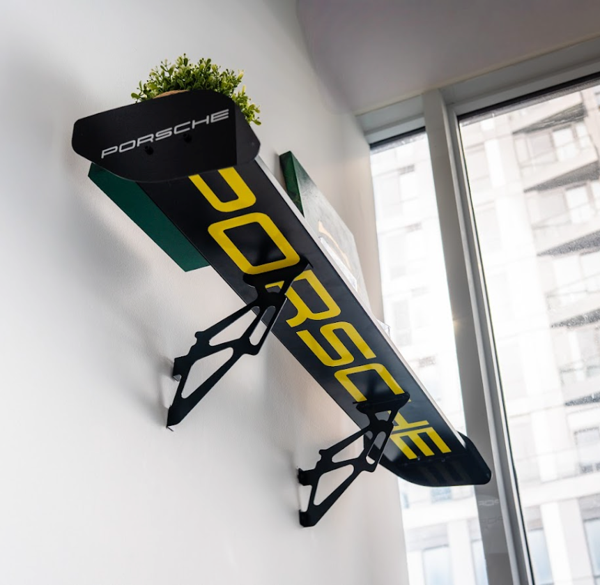 π THE OG Black Coloured Txt Spoiler Shelf - 4 Colors