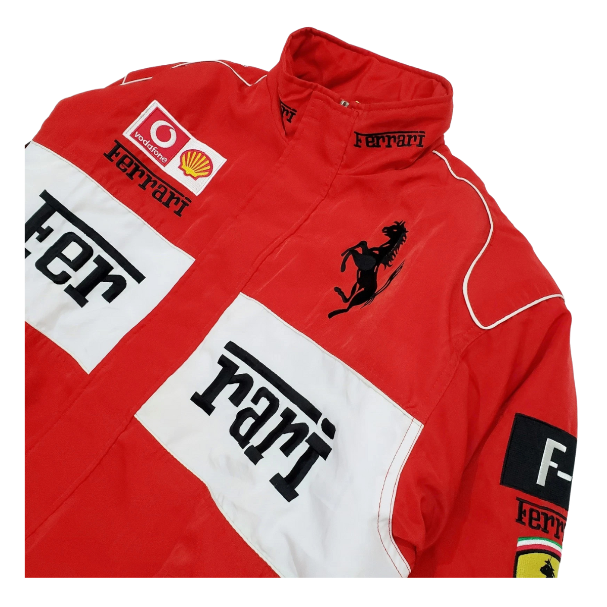 Vintage Scuderia Red-White Frrari Jacket VIP
