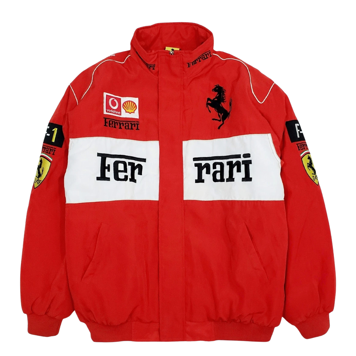 Vintage Scuderia Red-White Frrari Jacket VIP