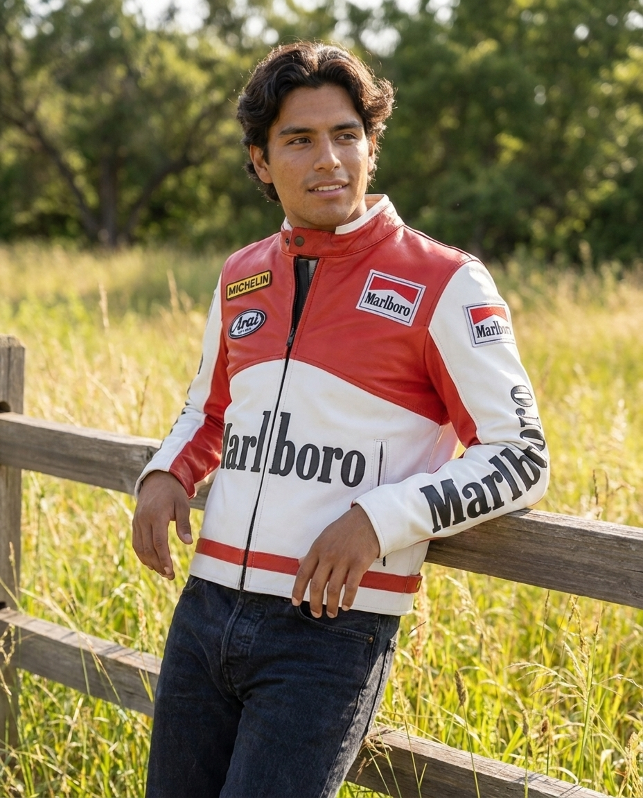Mrlboro Racing Leather Jacket