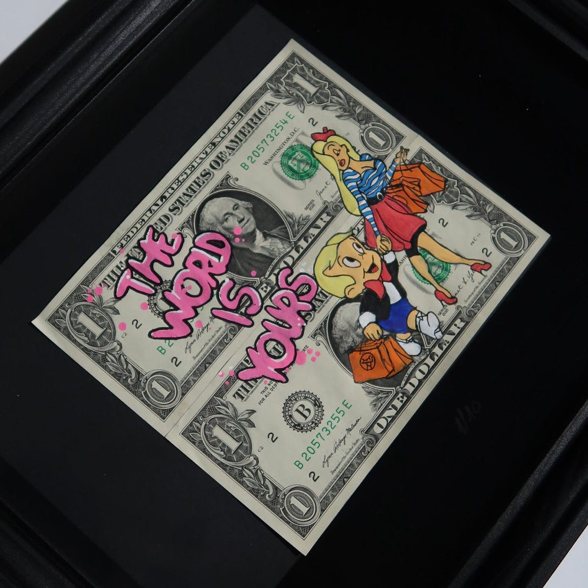 Limited Edition "Sugar Daddy Richie" Double Dollar FrameBills