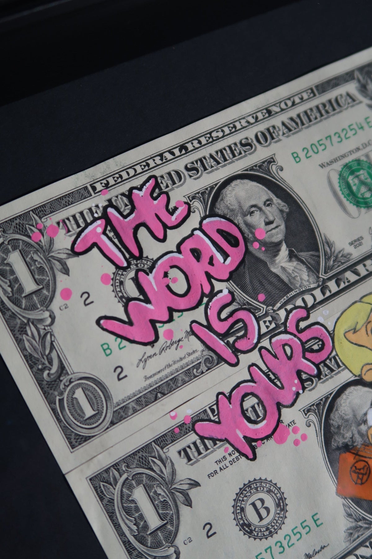Limited Edition "Sugar Daddy Richie" Double Dollar FrameBills