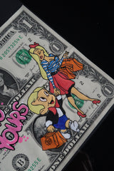 Limited Edition "Sugar Daddy Richie" Double Dollar FrameBills