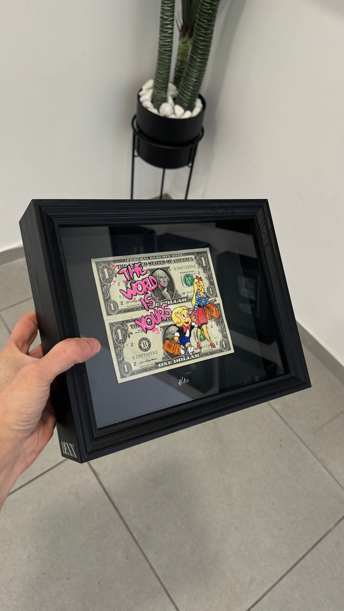 Limited Edition "Sugar Daddy Richie" Double Dollar FrameBills