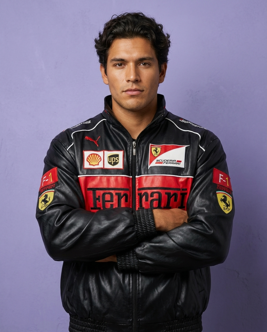 90's Vintage Scuderia Frrari Jacket – Leather Edition