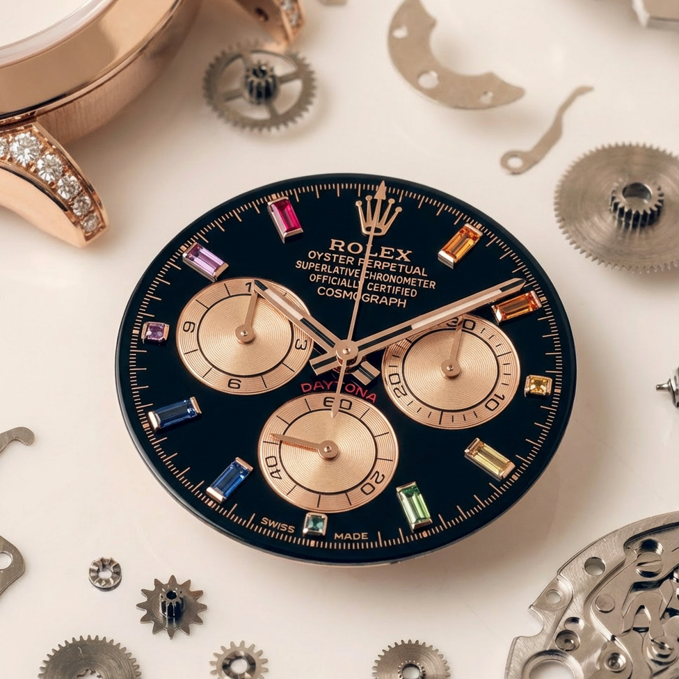 Rainbow Chrono Resin Sculpture-08 Rainbow Special Edition
